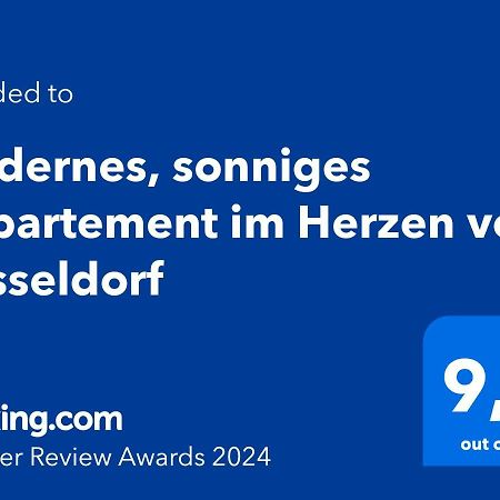 Modernes, Sonniges Appartement Im Herzen Von Duesseldorf Exterior foto