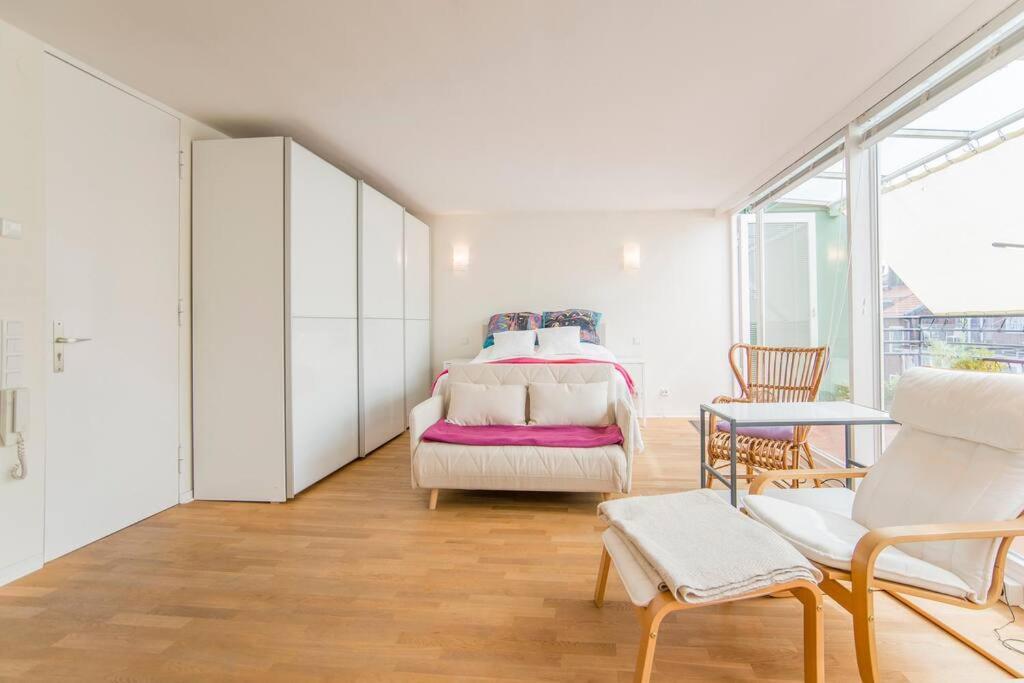 Modernes, Sonniges Appartement Im Herzen Von Duesseldorf Exterior foto