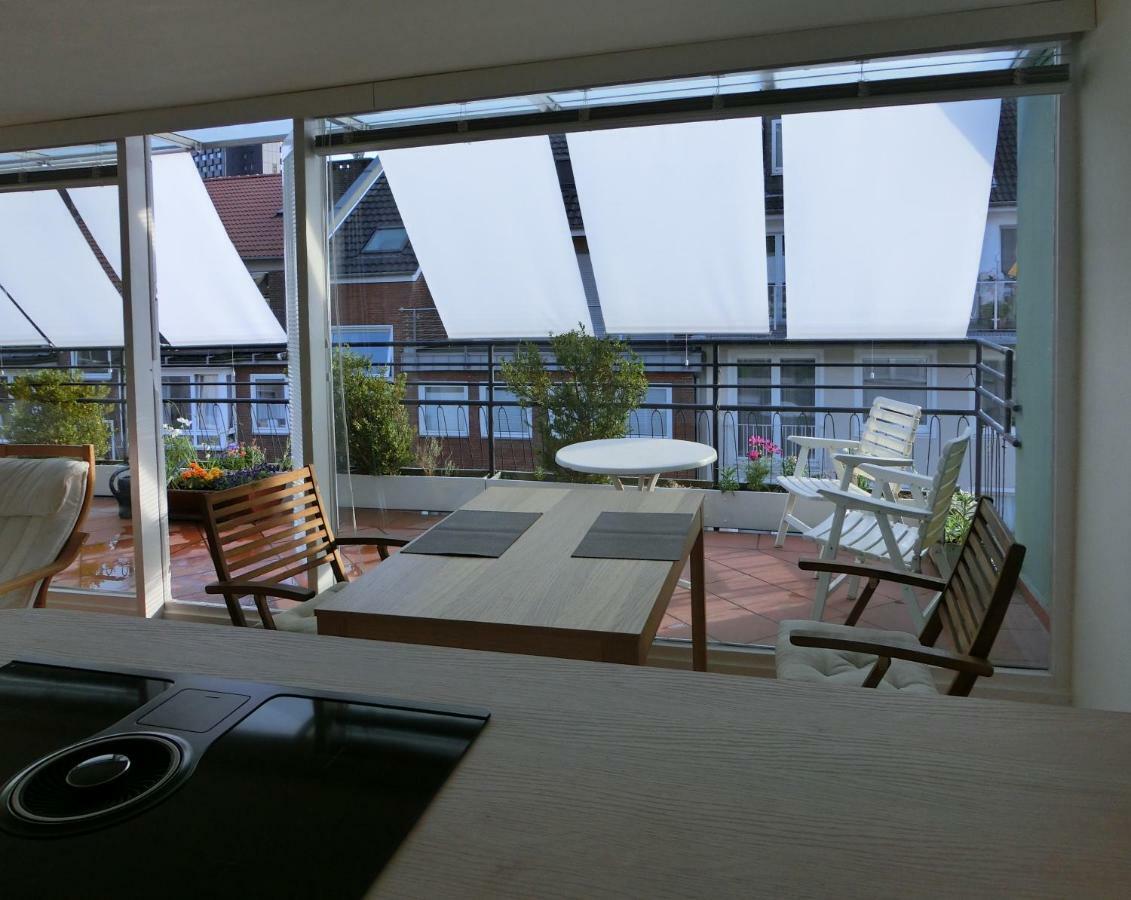 Modernes, Sonniges Appartement Im Herzen Von Duesseldorf Exterior foto