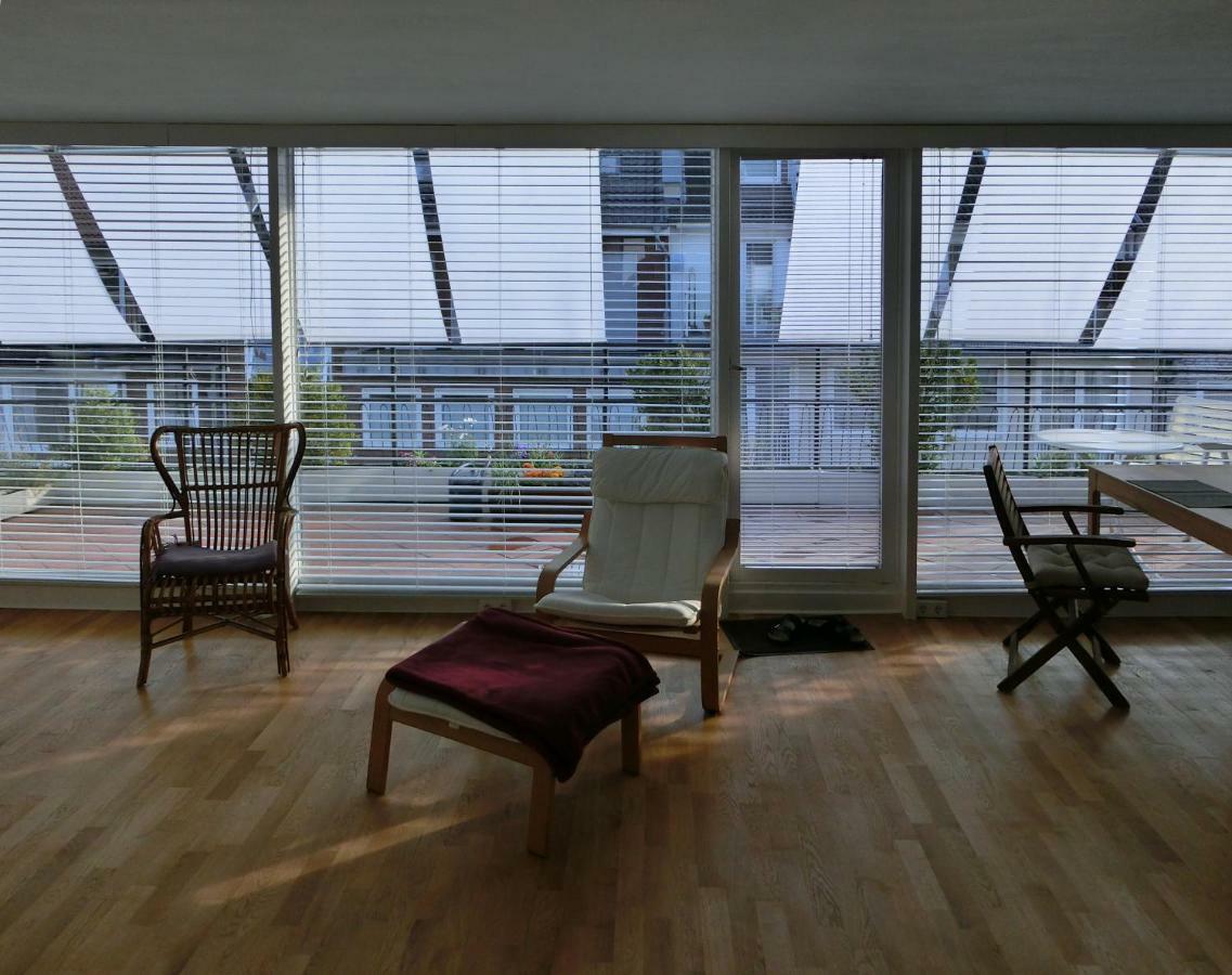 Modernes, Sonniges Appartement Im Herzen Von Duesseldorf Exterior foto